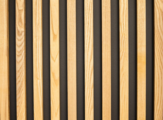 Wooden background. Wooden textured surface. Wooden wall, parquet or wallpaper. Close-up. Textiles,...