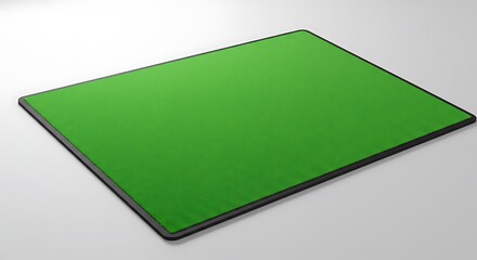 Green Screen Mat with Black Border for Chroma Key Video Production