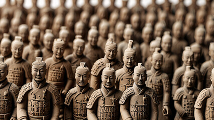 Fototapeta premium soldiers of the army. the terracotta army