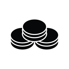 macaron icon vector design template simple and clean