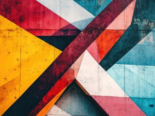 Obraz premium Urban Artwork Building Mural