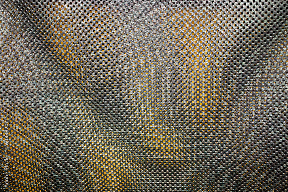 Poster textured black mesh fabric with a dynamic pattern, perfect for design projects and backgrounds. idea