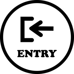 Exit icon set. Out sign black flat and line vector isolated on transparent background. Red and green sign with arrow symbol. logout register password vip entrance