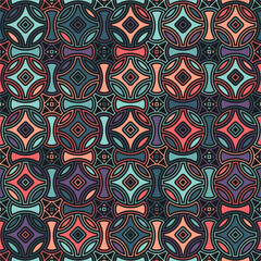 Colorful seamless pattern in a modern style. Fabric, textile, or clothing design template. A print option for covers, banners, flyers, stickers and creative ideas