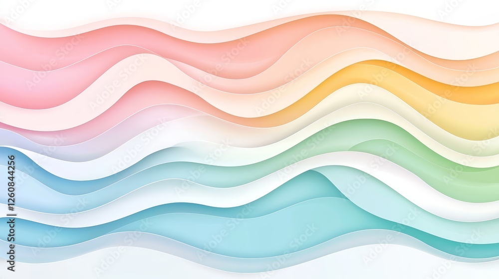 Poster dynamic abstract waves background, a captivating blend of seamless design and visual flow