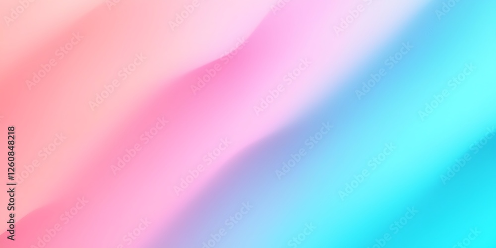 Poster a soft gradient background blending pink and blue hues, creating a calming and dreamy atmosphere.