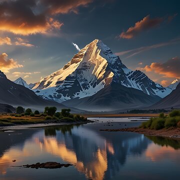 Sacred Mount Kailash Parvat Himalayan peak spiritual mountain Tibet