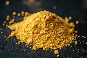 Cheese Crumb Isolated