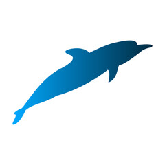 Dolphin icon design template