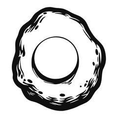 Fried egg illustration