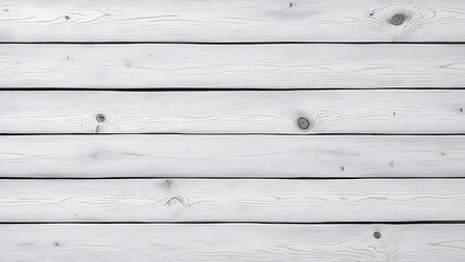 Obraz premium White Shiplap Wood Grain Farmhouse Style Background, Whitewashed Shabby Chic Wooden Wall Paneling Texture, Horizontal