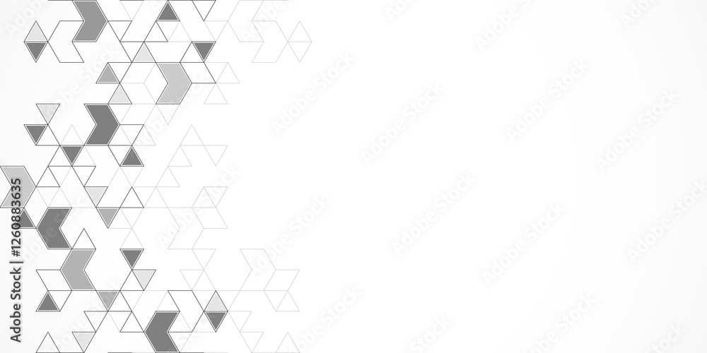 Poster creative idea of modern design with abstract geometric background. minimalistic texture with triangl