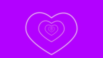    glowing neon heard love illustration . on a black background.and creating a illustration stunning .