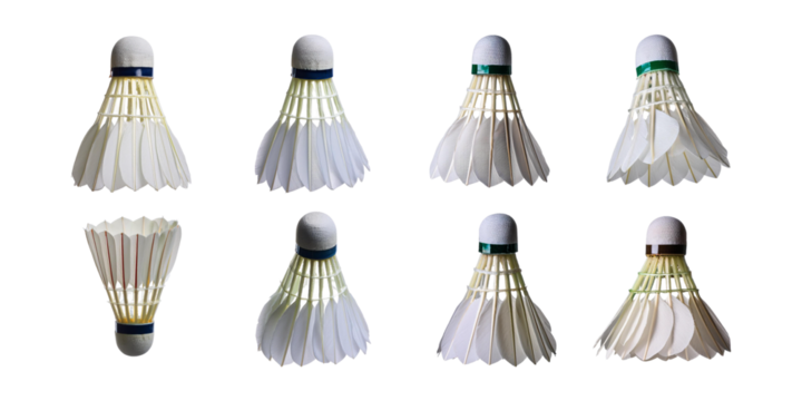 Variety of Badminton Shuttlecocks for Sports and Recreation