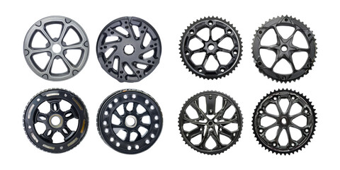 Collection of Various Black Wheels for Automotive Enthusiasts