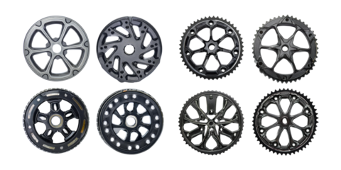 Collection of Various Black Wheels for Automotive Enthusiasts