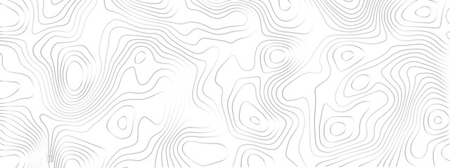 Detailed Sea Map with Geometric Lines and Topography, Featuring a Mounted Grid Pattern to Depict Area Space and Landscape Topos
