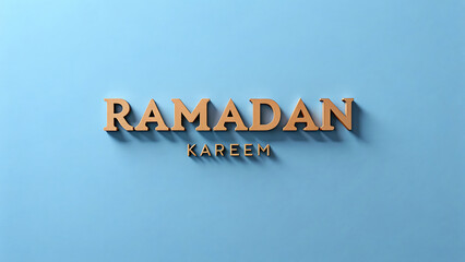 Ramadan Kareem horizontal banner, template header for website. Realistic 3d design. Traditional religious symbol crescent, hanging lanterns, gold confetti. Arabic Text Translation Ramadan Kareem