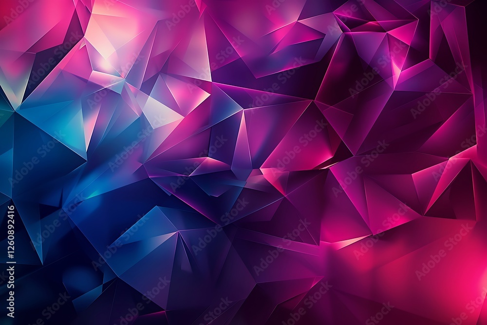 Poster Abstract polygonal background. Triangular design for your business.