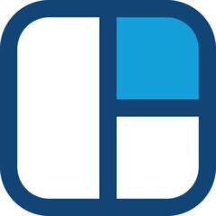 layout grid icon set. photo grid icon ; photos frame collage icon ; grid menu icon sign button