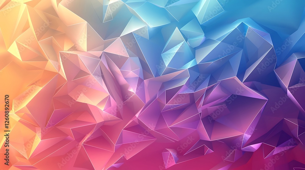 Poster abstract polygonal background. triangular design for your business.