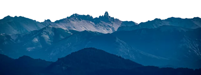 Rocky and forest mountains panoramic isolated photo © DFLC