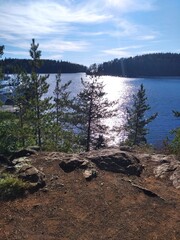 lake in the mountains