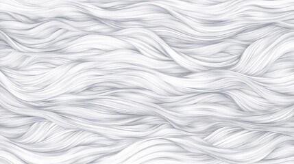 Modern minimalist seamless white waves gently undulate across the background.