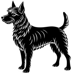 vector illustration of a dog