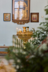 The Golden Cross serves as a significant symbol, embodying deep iconography within a Church setting