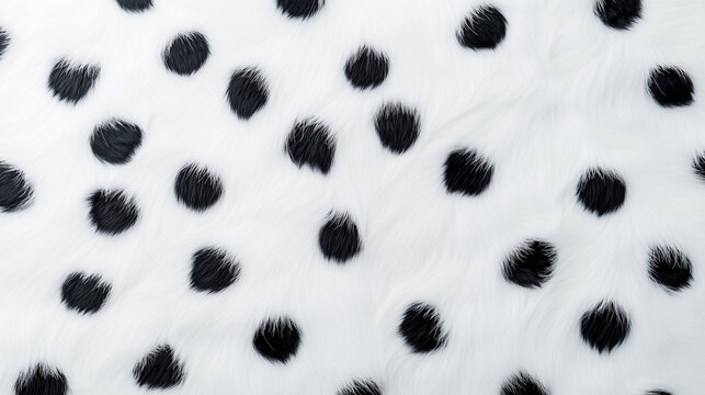 black and white dalmatian fur pattern