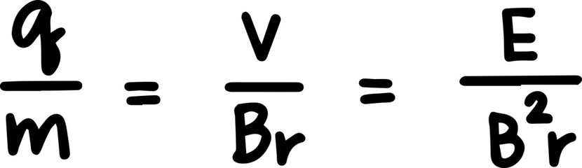 atomic physics formulas handwritten