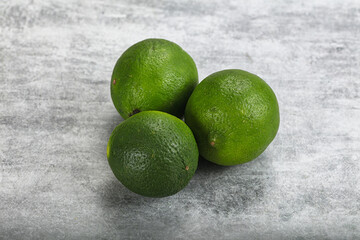 Green sour tropical Lime fruit