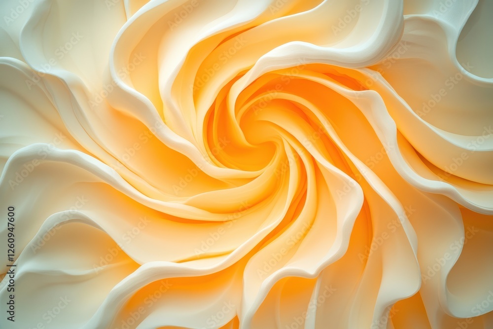 Poster swirling petals of soft yellow create a mesmerizing floral pattern in a delightful display of art an