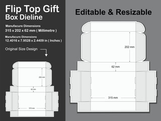 Flip top gift box dieline, dieline, box dieline, dieline packaging, the dieline, pizza box dieline, packaging and dielines, the die line, cardboard box dieline, cigarette box dieline, mailer dieline