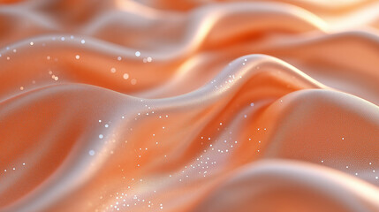 Luxurious Flowing Silk Fabric with Soft Light and Elegant Texture