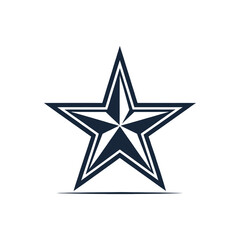 star silhouette vector clip art design