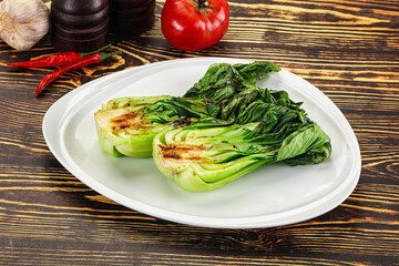 Asian grilled Pak Choy salad