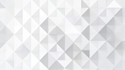 Abstract white background with texture pattern, layered geometric triangle shapes, white and grey glossy squares, abstract tech banner design. Graphic design element stripes concept for web, flyer