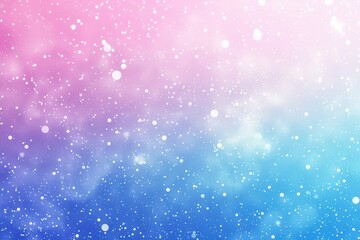 Magical pastel galaxy background with sparkling stars