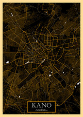 Kano Nigeria City Map