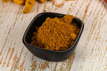 Indian cuisine - curry powder for culinary
