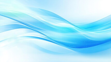 Obraz premium Blue wave abstract background design