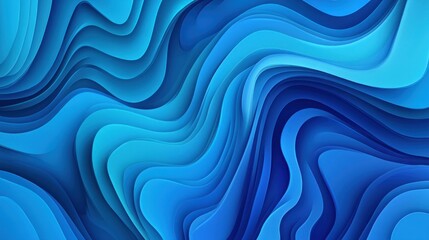 Blue waves abstract background texture design