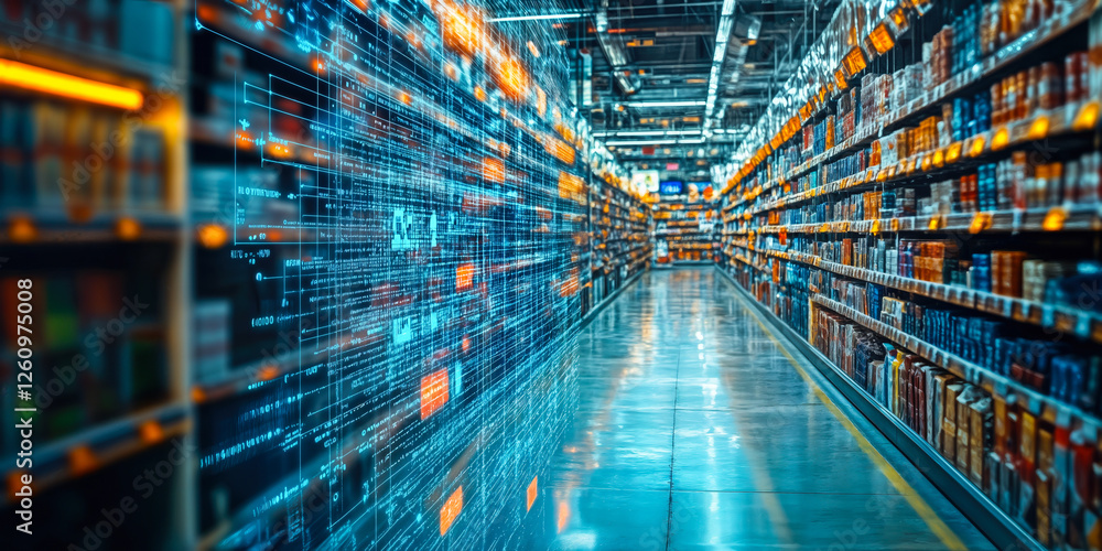 Poster ai-powered generative models transforming traditional retail solutions with innovative technologies