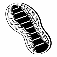 vector illustration of a shoe