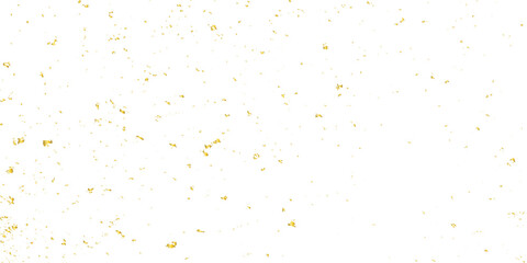 Luxury golden confetti glitter and zigzag ribbon falling down on transparent background. Holyday, festive and celebration background. Vector illustration.