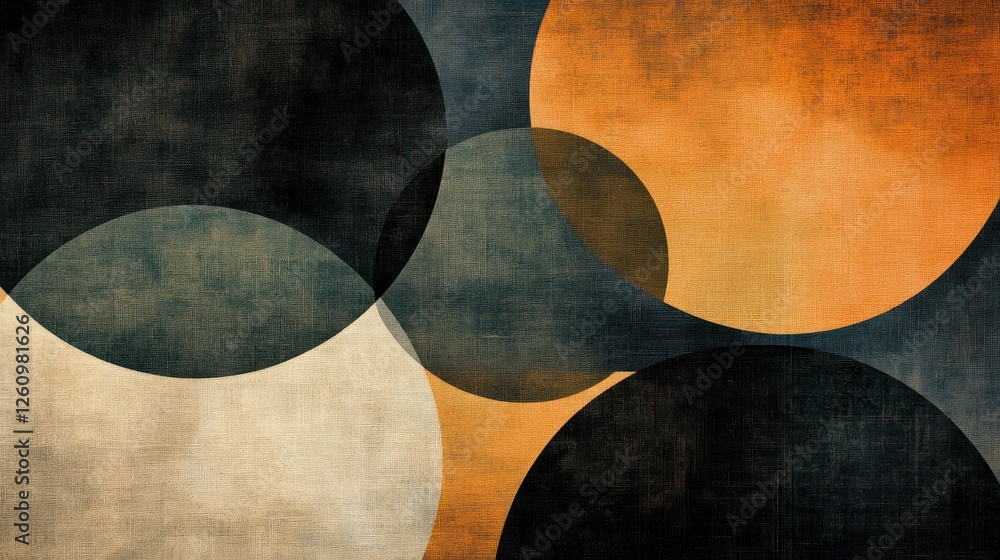 Poster abstract circles texture design background