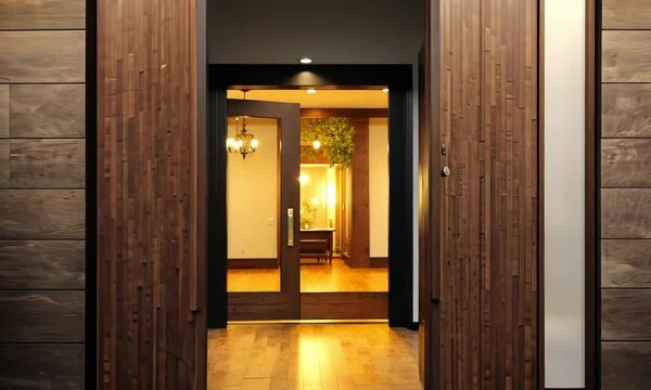 Luxus entrance door to the dream house