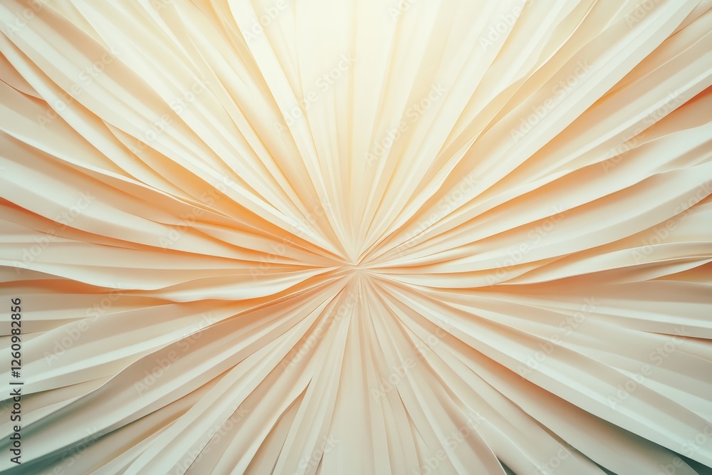 Poster intricate layers of delicate paper create a stunning, textured backdrop filled with warmth and light